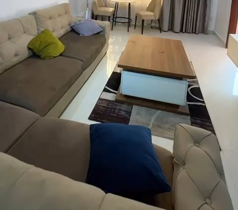 Furnished 3-bedroom flat in a secured estate